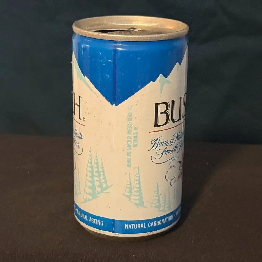 Busch vintage beer can